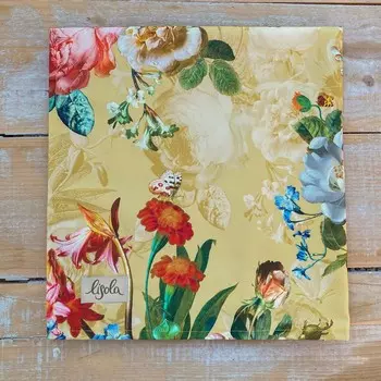 Устойчивая к пятнам скатерть с принтом - Mietta Lisola, желтый