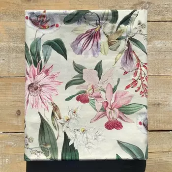 Устойчивая к пятнам скатерть с принтом - Орхидея Lisola