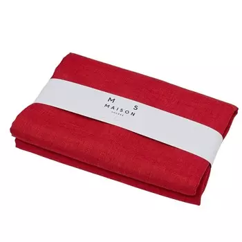 Устойчивая к загрязнениям дорожка однотонная - Korin Maison Sucre, цвет Rosso Fuoco