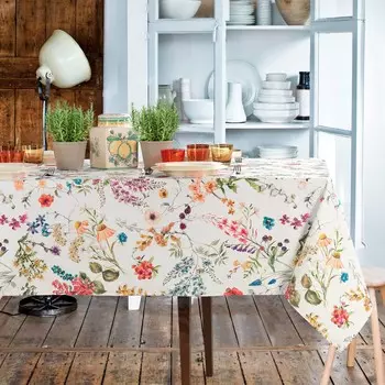 Устойчивая к загрязнениям скатерть из чистого хлопка с пропиткой смолой - Fortuna Lisola