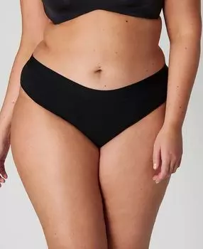 Устойчивое к износу нижнее белье бикини из органического хлопка - впитывание 3 тампонов Viita Protection, черный