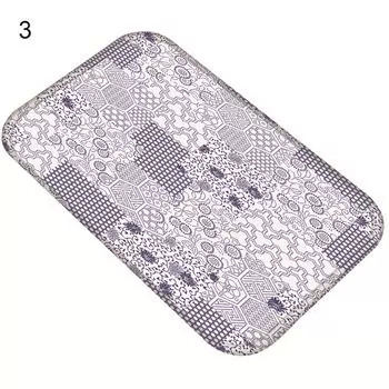 Устойчивый к пятнам напольный коврик, быстросохнущая фланель, простые цвета, милый дверной коврик для отеля-3 Stuttg, мультиколор