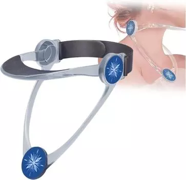 Устройство для вытяжения шейного отдела позвоночника, регулировка вращения на 360°, складная конструкция регулятора шеи, удобство переноски, поддержка шеи для взрослых yozhiqu