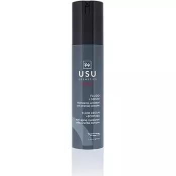 Usu Cosmetics Сыворотка-флюид для мужчин 50 мл Увлажняет и восстанавливает кожу с помощью восточного комплекса красных ягод и гиалуроновой кислоты Подходит для всех типов кожи Usu Cosmetics