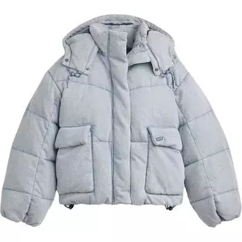 Утепленная джинсовая куртка Levis, светло-голубой