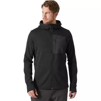 Утепленная флисовая куртка с капюшоном Versalite Helly Hansen, черный