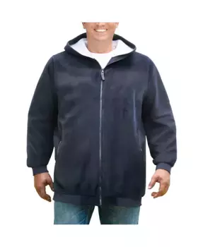 Утепленная флисовая толстовка с капюшоном Big & Tall Explorer KingSize, синий