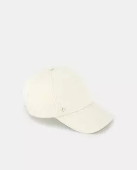 Утепленная кепка цвета экрю с логотипом Tintoretto, бежевый