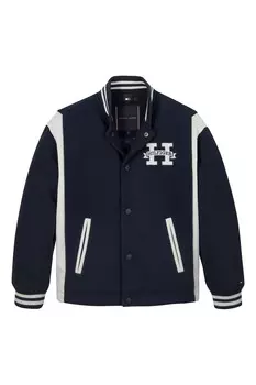 Утепленная куртка бомбер Tommy Hilfiger, синий