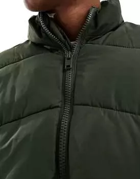 Утепленная куртка Jack & Jones цвета хаки