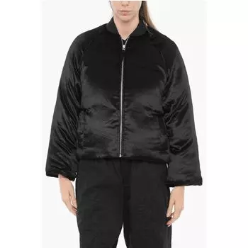 Утепленная куртка LAFU из бархата с застежкой-молнией Loulou Studio, Black