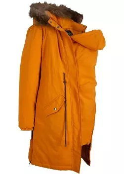 Утепленная куртка-переноска/куртка для беременных Bpc Bonprix Collection, оранжевый