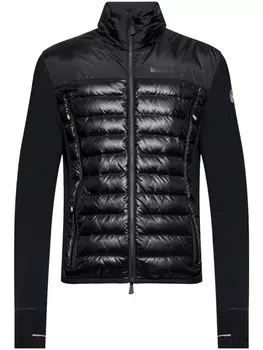 Утепленная куртка Polartec на молнии Moncler Grenoble, черный