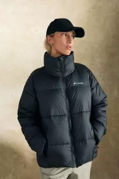 Утепленная куртка пуховик Columbia, черный