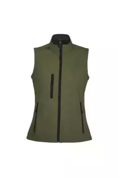 Утепленная куртка Rallye Soft Shell SOL'S, зеленый