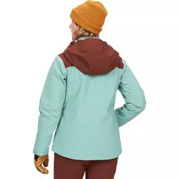 Утепленная куртка Refuge женская Marmot, цвет Chocolate/Blue Agave