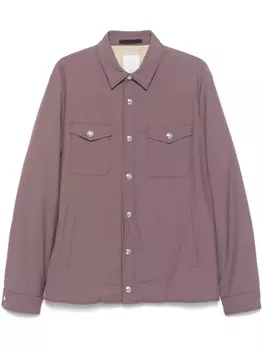 Утепленная куртка-рубашка Eleventy, фиолетовый