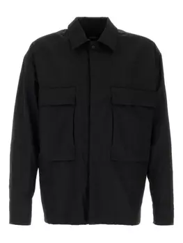 Утепленная куртка-рубашка Herno, черный