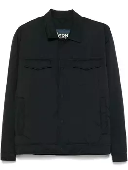 Утепленная куртка-рубашка Herno, черный