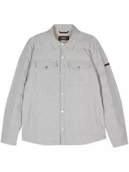 Утепленная куртка-рубашка Peserico, серый