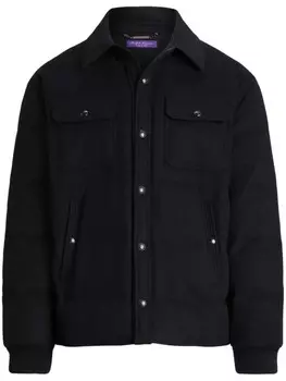 Утепленная куртка-рубашка Ralph Lauren Purple Label, черный