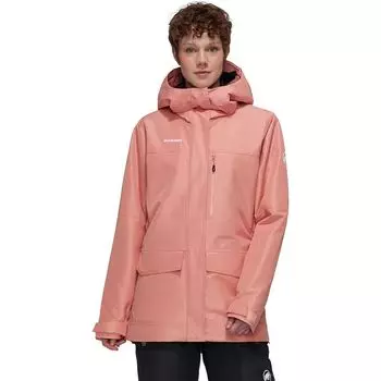 Утепленная куртка с капюшоном Fall line hs thermo Mammut, цвет quartz dust