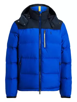 Утепленная куртка с капюшоном Polo Ralph Lauren, синий