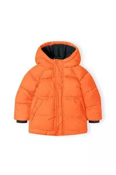Утепленная куртка с подкладкой из микрофлиса Minoti, оранжевый