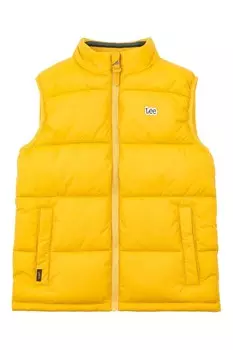 Утепленная майка с графическим логотипом Lee, желтый