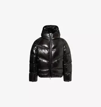 Утепленная нейлоновая куртка с капюшоном Cole Buxton, черный