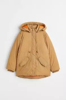 Утепленная нейлоновая парка H&M
