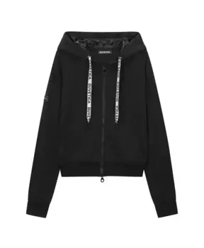 Утепленная нейлоновая толстовка с капюшоном Duvetica, черный