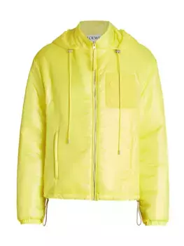 Утепленная парка Anagram с капюшоном Loewe, желтый