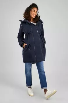 Утепленная парка для беременных 2-в-1 Jojo Maman Bb, синий