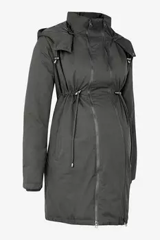 Утепленная парка для беременных 2-в-1 Jojo Maman Bb, черный