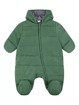 Утепленная пижама Petit Bateau, зеленый