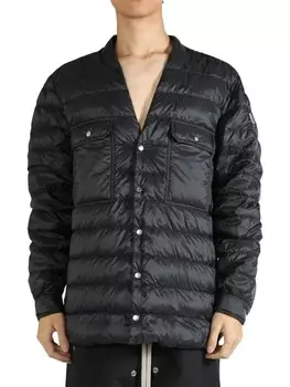 Утепленная рубашка Moncler + Rick Owens, черный