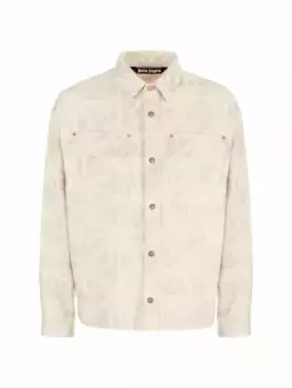 Утепленная рубашка с принтом Palm Angels, мультиколор