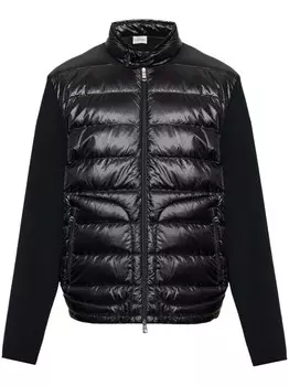 Утепленная шерстяная куртка Moncler, черный