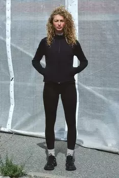 Утепленная спортивная куртка H&M, черный