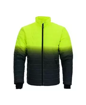 Утепленная стеганая куртка повышенной видимости RefrigiWear, зеленый