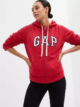 Утепленная толстовка с логотипом Gap, красный