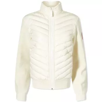 Утепленная трикотажная куртка Canada Goose Hybridge, бежевый