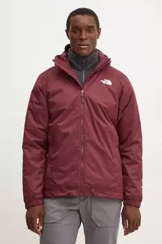 Утепленная уличная куртка Quest The North Face, бордовый