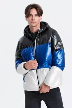 Утепленная зимняя куртка с капюшоном Ombre, черный