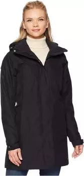 Утепленное пальто Aden Helly Hansen, черный