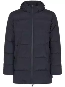 Утепленное пальто Herno, синий