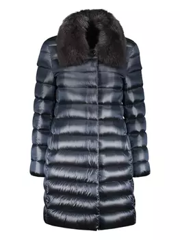 Утепленное пальто на молнии Moorer, синий