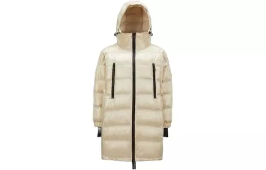 Утепленное пальто-парка Rochelairs Moncler Grenoble, Light Umber