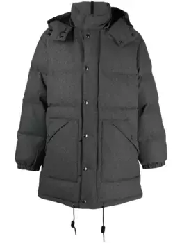 Утепленное пальто с капюшоном Boulder POLO RALPH LAUREN, серый